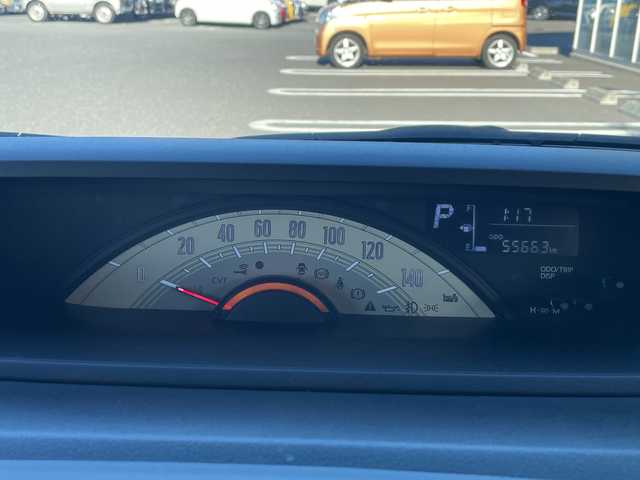 ダイハツ ムーヴ キャンバス X LTD SA Ⅱ 茨城県 2017(平29)年 5.6万km プラムブラウンクリスタルマイカ 純正ナビ　/-BT/TV/CD/AM/衝突軽減システム　/両側パワースライドドア　/アイドリングストップ　/プッシュスタート　/ＥＴＣ　/オートライト　/電動格納ミラー　/横滑り防止装置　/盗難防止装置　/パワーウインドウ　/パワーステアリング　