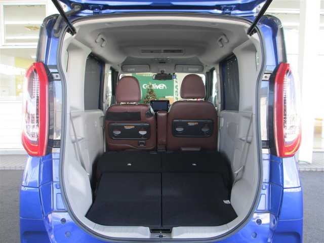 日産 ルークス オーテック 千葉県 2020(令2)年 3.6万km 青Ｍ 純正9インチナビ、フルセグTV/アランドビューモニター/オーディオ【CD/DVD/SD/BT】/エマージェンシーブレーキ/両側パワースライドドア/ハーフレザーシート/車両逸脱警報装置/純正14インチアルミホイール/ウィンカードアミラー/革巻きステアリング/ステアリングスイッチ/前後ドライブレコーダー/アイドリングストップ/ETC/インテリジェントキー/保証書/取扱説明書/スペアキー