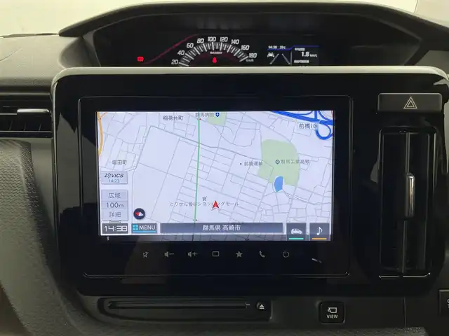 スズキ ソリオ バンディット HV MV 群馬県 2023(令5)年 0.1万km未満 スーパーブラックパール 純正9インチディスプレイオーディオ＋ナビ機能付/(AM/FM/Bluetooth/フルセグTV/CD/DVD//AppleCarPlay/AndroidAuto)/全方位モニター/＝＝＝＝＝＝/アダプティブクルーズコントロール/ヘッドアップディスプレイ/スズキセーフティサポート/ ・デュアルカメラブレーキサポート/ ・後退時ブレーキサポート/ ・車線逸脱抑制制御機能/ ・車線逸脱警報機能/ ・パーキングソナー/ ・横滑り防止装置/ ・ハイビームアシスト/両側パワースライドドア/前席シートヒーター/LEDヘッドライト/プッシュスタート/スマートキー/スペアキー有