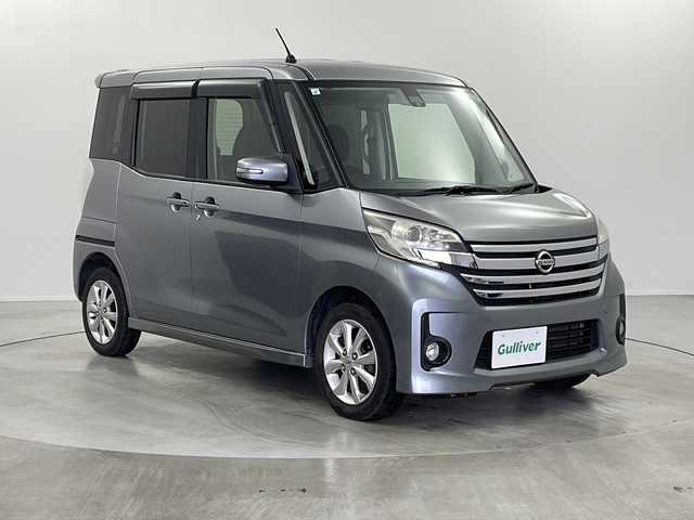 日産 デイズ ルークス ハイウェイスターX 栃木県 2015(平27)年 11.7万km チタニウムグレーメタリック 純正ＳＤナビ/ＴＶ／ＣＤ／ＤＶＤ／Ｂｌｕｅｔｏｏｔｈ／ＡＭ／ＦＭ／ＡＵＸ/バックモニター/アイドリングストップ/両側パワースライドドア/パワーウィンドウ/純正フロアマット/純正ドアバイザー/プッシュスタート/電動格納ミラー/フリップダウンモニター