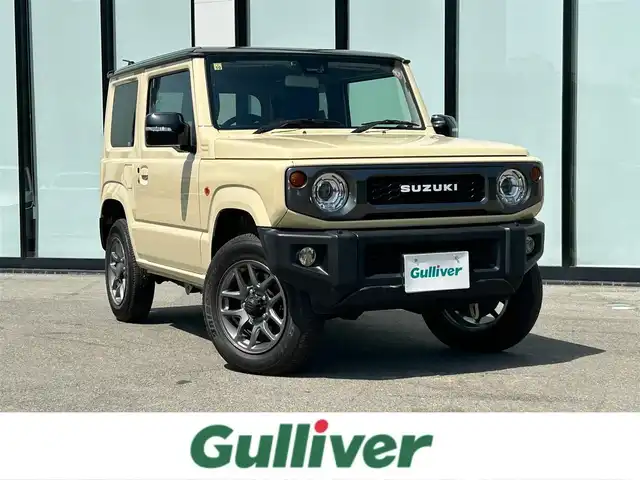 スズキ ジムニー XC 大阪府 2020(令2)年 4万km シフォンアイボリーメタリックブラック2トーンルーフ 純正８インチナビ/   フルセグTV/CD/DVD/Bluetooth/衝突軽減/前席シートヒーター/クルーズコントロール/ステアリングスイッチ/純正フロアマット/革調シートカバー/プッシュスタート/スマートキー/ＥＴＣ/ＬＥＤライト