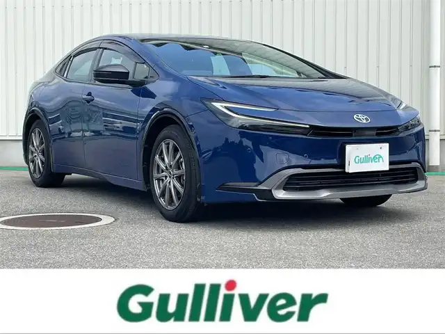 トヨタ プリウス Z 富山県 2023(令5)年 1.2万km ダークブルー ワンオーナー/セーフティセンス/パノラミックビューモニター/レーダークルーズコントロール/レーンキープアシスト/プリクラッシュ/12.3型メーカーナビ/フルセグＴＶ/Bluetooth/Miracast/前席シートヒーター/前席パワーシート/前席ベンチレーター/ステアリングヒーター/パワーテールゲート/LEDオートライト/LEDフォグライト/コーナーセンサー