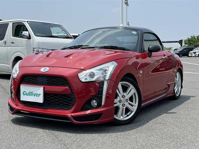 ダイハツ コペン ローブ S 奈良県 2017(平29)年 6.8万km マタドールレッドP TEIN車高調/D-SPORTタワーバー/社外エアロ/GTウィング/カーボンボンネット/HKSエアクリーナー/社外ナビ(フルセグTV/CD/DVD/AM・FM/BT)/バックカメラ/ETC/パドルシフト/LEDヘッドライト/純正16インチアルミホイール/純正フロアマット