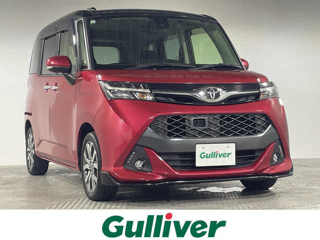 トヨタ タンク カスタムG－T 神奈川県 2017(平29)年 6.9万km ブラックマイカ/マゼンダベリーメタリック 純正9インチメモリーナビ/(CD/DVD/Bluetooth/フルセグ)/バックカメラ/両側パワースライドドア/純正前後ドライブレコーダー/LEDヘッドライト/フォグランプ/クルーズコントロール/横すべり防止/衝突軽減ブレーキ/アイドリングストップ/ドアバイザー/Wエアバッグ/ABS/スマートキー