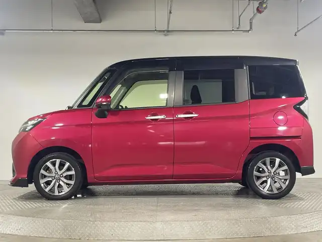 トヨタ タンク カスタムG－T 神奈川県 2017(平29)年 6.9万km ブラックマイカ/マゼンダベリーメタリック 純正9インチメモリーナビ/(CD/DVD/Bluetooth/フルセグ)/バックカメラ/両側パワースライドドア/純正前後ドライブレコーダー/LEDヘッドライト/フォグランプ/クルーズコントロール/横すべり防止/衝突軽減ブレーキ/アイドリングストップ/ドアバイザー/Wエアバッグ/ABS/スマートキー