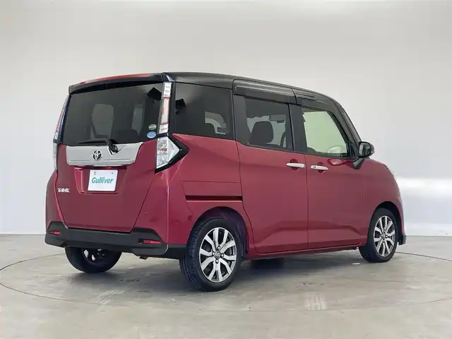 トヨタ タンク カスタムG－T 埼玉県 2017(平29)年 6.9万km ブラックマイカ/マゼンダベリーメタリック スマートアシスト２　純正９インチナビ　バックカメラ　ビルトインＥＴＣ　前後ドライブレコーダー　クルーズコントロール　シートヒーター　スマートキー　純正アルミホイール　オートライト　ＬＥＤライト　地デジ