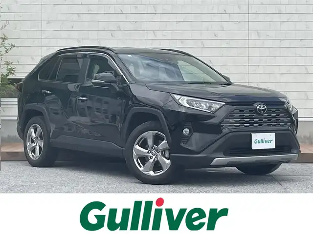 トヨタ ＲＡＶ４ G 滋賀県 2019(令1)年 4万km アティチュードブラックマイカ ガソリン/4WD/CVT/純正7インチナビ(NSZT-W68T)/【AM/FM/CD/DVD/SD/TVフルセグ/Bluetooth】/ビルトインETC/ドライブレコーダー/パワーバックドア/シートヒーター/エアシート/パワーシート/黒革シート/トヨタセーフティセンス/・プリクラッシュ/・レーンキープアシスト/・レーダークルーズコントロール（全車速追従機能付き）/・標識検知機能/バックカメラ/ブラインドスポットモニター/横滑り防止装置/電動サイドブレーキ/革巻きステアリング/ステアリングヒーター/ステアリングスイッチ/オートライト/LEDヘッドライト/電動格納ウインカーミラー/純正ドアバイザー/純正フロアマット