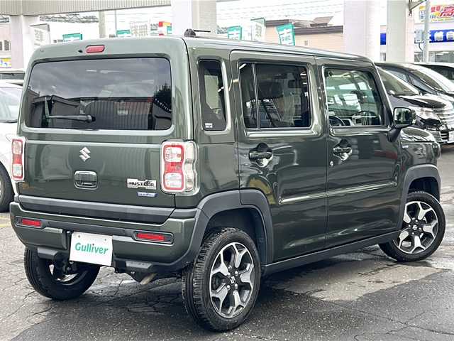 スズキ ハスラー HYBRID X 道東・釧路十勝 2021(令3)年 4.2万km クールカーキPM 4WD/禁煙車/寒冷地仕様/社外ナビ SL3118NV/（BT/CD/DVD/AUX）/バックカメラ/ドライブレコーダー/前席シートヒーター/アイドリングストップ/衝突被害軽減ブレーキ/革巻きステアリング/ステアリングスイッチ/コーナーセンサー/ETC/LEDヘッドライト/電動格納ミラー/フロアマット/保証書/取扱説明書/スペアキー1本