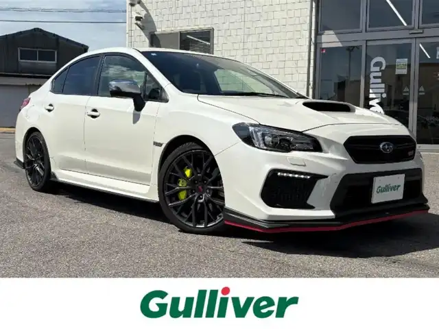 スバル ＷＲＸ ＳＴＩ STI タイプS 愛知県 2018(平30)年 5.9万km クリスタルホワイトP 4WD/ワンオーナー/純正8インチナビ/Bluetooth/CD/DVD/SD/サイド フロント バックカメラ/ETC/ステアリングスイッチ/ドライブレコーダー/BMS/STIリップスポイラー/STIキャリパー/ウインカーミラー/RECAROシート/パワーシートD＋N席/シートヒーター/純正フロアマット/純正アルミホイール/純正エアロ/スペアキー