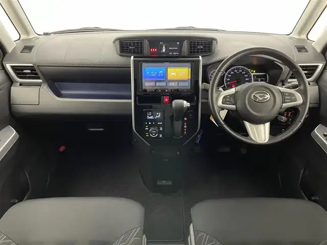 ダイハツ トール カスタムG ターボ SAⅢ 愛知県 2019(令1)年 5.9万km ブラックマイカメタリック 社外ナビ　全方位カメラ　両側パワスラ　禁煙　スマアシIII　フルセグＴＶ　ＤＶＤ　クルコン　ＥＴＣ２．０　ナビ連動前後ドラレコ　車線逸脱　衝突軽減　ＬＥＤライト　フォグ　コーナーセンサー　オートハイビーム