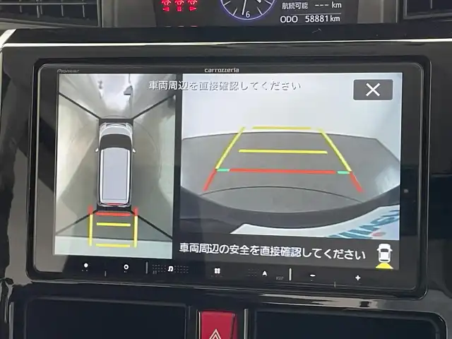 ダイハツ トール カスタムG ターボ SAⅢ 愛知県 2019(令1)年 5.9万km ブラックマイカメタリック 社外ナビ　全方位カメラ　両側パワスラ　禁煙　スマアシIII　フルセグＴＶ　ＤＶＤ　クルコン　ＥＴＣ２．０　ナビ連動前後ドラレコ　車線逸脱　衝突軽減　ＬＥＤライト　フォグ　コーナーセンサー　オートハイビーム