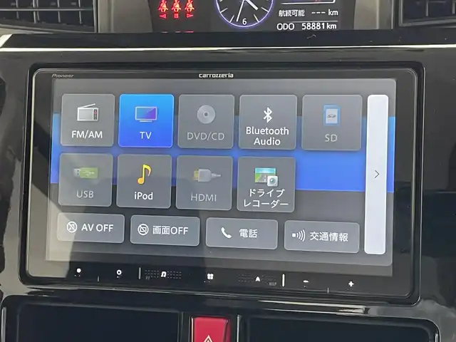 ダイハツ トール カスタムG ターボ SAⅢ 愛知県 2019(令1)年 5.9万km ブラックマイカメタリック 社外ナビ　全方位カメラ　両側パワスラ　禁煙　スマアシIII　フルセグＴＶ　ＤＶＤ　クルコン　ＥＴＣ２．０　ナビ連動前後ドラレコ　車線逸脱　衝突軽減　ＬＥＤライト　フォグ　コーナーセンサー　オートハイビーム