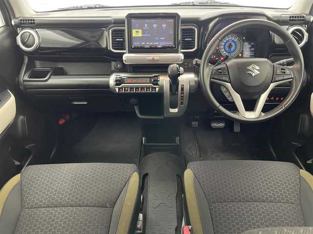 スズキ クロスビー HYBRID MZ 愛知県 2018(平30)年 5.7万km ミネラルグレーメタリック 3トーンコーディネート 社外８型ナビ　全方位カメラ　クルコン　禁煙　フルセグTV　ＤＶＤ　パドルシフト　バックカメラ　Ｂｌｕｅｔｏｏｔｈ　シートヒーター　衝突軽減　車線逸脱　コーナーセンサー　ＬＥＤライト　フォグ　純正マット　スマートキー　プッシュスタート　純正１６インチAW