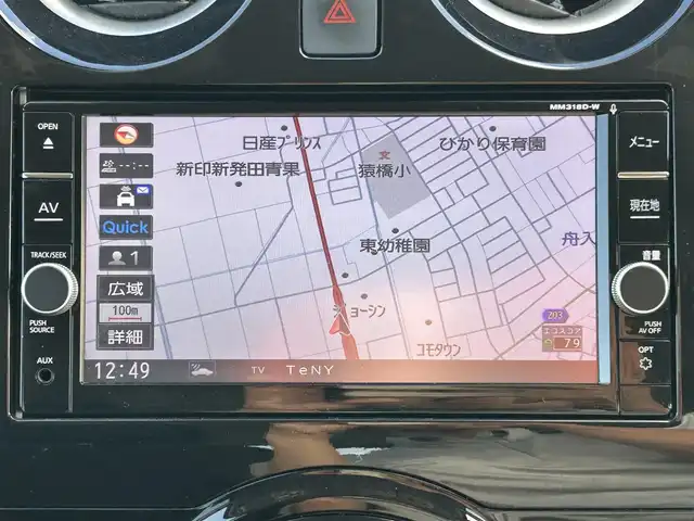日産 ノート e－パワー X 新潟県 2019(令1)年 3.1万km シャイニングブルー オールシーズンタイヤ/（185/65/15）/スマートキー/アイドリングストップ/クルーズコントロール追従有/純正ナビ/（フルセグ、Bluetooth、CD/DVD、AM/FM）/デジタルインナーミラー/ステアリングスイッチ/LEDヘッドライト/フォグランプ/ETC/社外ドライブレコーダー（前方）/純正アルミホイール/純正フロアマット/横滑り防止/オートライト/コーナーセンサー（前後）/衝突軽減