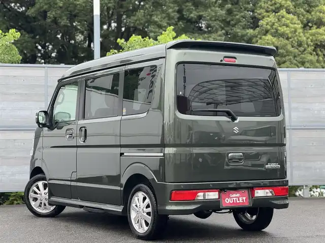 スズキ エブリィ ワゴン PZターボ スペシャル 三重県 2023(令5)年 1.9万km クールカーキPM セーフティサポート /アイドリングストップ/KENWOODメモリナビ・地デジTV/・DVD/CD/・Bluetooth/バックカメラ/パーキングセンサー(リア)/KENWOODドライブレコーダー(DRV-350DT)/車線逸脱警報機能/両側パワースライドドア /左後オートステップ/運転席シートヒーター/USB電源ソケット/ETC/純正14インチアルミホイール/HIDヘッドランプ/・オートライト/ハイビームアシスト/フォグランプ/プッシュエンジンスタート/スマートキー×2/新車時保証書/取扱説明書