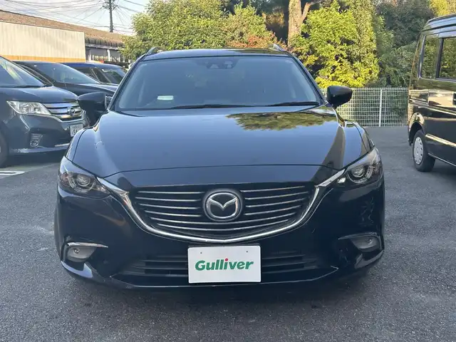 マツダ アテンザ ワゴン 20S プロアクティブ 静岡県 2015(平27)年 6万km ジェットブラックマイカ ワンオーナー/純正ナビ/フルセグTV/DVD/CD/BT/衝突軽減ブレーキ/レーンキープアシスト/ヘッドアップディスプレイ/レーダークルーズコントロール/ブラインドスポットモニター/バックソナー/ビルトインETC/LEDヘッドライト/LEDフォグ/ステアリングスイッチ/ルーフレール/純正19インチAW/スマートキー×2/保証書/取扱説明書/H30/R2/R3/R4/R6点検記録簿有