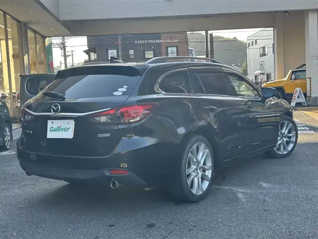 マツダ アテンザ ワゴン 20S プロアクティブ 静岡県 2015(平27)年 6万km ジェットブラックマイカ ワンオーナー/純正ナビ/フルセグTV/DVD/CD/BT/衝突軽減ブレーキ/レーンキープアシスト/ヘッドアップディスプレイ/レーダークルーズコントロール/ブラインドスポットモニター/バックソナー/ビルトインETC/LEDヘッドライト/LEDフォグ/ステアリングスイッチ/ルーフレール/純正19インチAW/スマートキー×2/保証書/取扱説明書/H30/R2/R3/R4/R6点検記録簿有