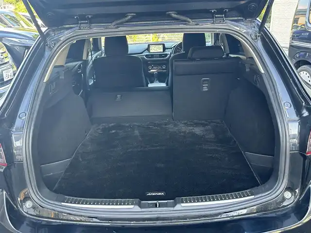 マツダ アテンザ ワゴン 20S プロアクティブ 静岡県 2015(平27)年 6万km ジェットブラックマイカ ワンオーナー/純正ナビ/フルセグTV/DVD/CD/BT/衝突軽減ブレーキ/レーンキープアシスト/ヘッドアップディスプレイ/レーダークルーズコントロール/ブラインドスポットモニター/バックソナー/ビルトインETC/LEDヘッドライト/LEDフォグ/ステアリングスイッチ/ルーフレール/純正19インチAW/スマートキー×2/保証書/取扱説明書/H30/R2/R3/R4/R6点検記録簿有