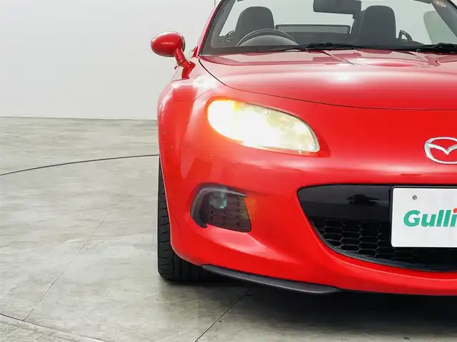 マツダ ロードスター S RHT 福島県 2013(平25)年 12.7万km トゥルーレッド オープンカー/社外７インチナビ/・型番；C9P9/・フルセグ/TV/CD/DVD/BT/iPod/AUX/USB/CD/FM/AM/LEDヘッドライト/純正アルミホイール付きサマータイヤ/パドルシフト/デジタルインナーミラー/プッシュスタート/・スマートキー