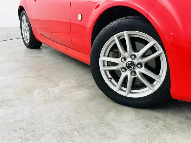 マツダ ロードスター S RHT 福島県 2013(平25)年 12.7万km トゥルーレッド オープンカー/社外７インチナビ/・型番；C9P9/・フルセグ/TV/CD/DVD/BT/iPod/AUX/USB/CD/FM/AM/LEDヘッドライト/純正アルミホイール付きサマータイヤ/パドルシフト/デジタルインナーミラー/プッシュスタート/・スマートキー