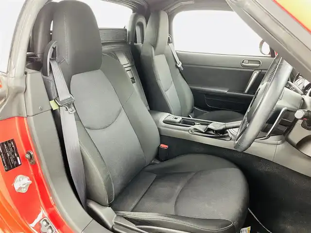 マツダ ロードスター S RHT 福島県 2013(平25)年 12.7万km トゥルーレッド オープンカー/社外７インチナビ/・型番；C9P9/・フルセグ/TV/CD/DVD/BT/iPod/AUX/USB/CD/FM/AM/LEDヘッドライト/純正アルミホイール付きサマータイヤ/パドルシフト/デジタルインナーミラー/プッシュスタート/・スマートキー