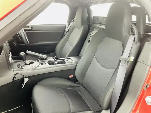 マツダ ロードスター S RHT 福島県 2013(平25)年 12.7万km トゥルーレッド オープンカー/社外７インチナビ/・型番；C9P9/・フルセグ/TV/CD/DVD/BT/iPod/AUX/USB/CD/FM/AM/LEDヘッドライト/純正アルミホイール付きサマータイヤ/パドルシフト/デジタルインナーミラー/プッシュスタート/・スマートキー