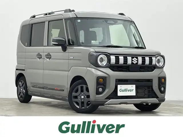 スズキ スペーシア ギア HYBRID XZターボ 宮城県 2024(令6)年 2万km モスグレーメタリック パイオニア８型ナビ/両側パワースライドドア/ヘッドアップディスプレイ/アダプティブクルーズコントロール/シート／ステアリングヒーター/フルセグTV/バックモニター/ETC/衝突軽減ブレーキ/レーンキープアシスト/オートハイビーム/パーキングセンサー/LEDヘッドライト/フォグランプ/ルーフレール/禁煙車