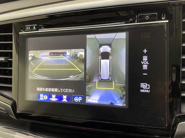 ホンダ オデッセイ ハイブリッド アブソルートセンシングアドバンP 宮崎県 2016(平28)年 5.8万km ホワイトオーキッドパール 禁煙車/ホンダセンシング/純正ナビTV/（CD/DVD/FMAM/Bluetooth/フルセグTV）/純正ビルトインETC/純正LEDオートライト/純正フォグ/純正17インチアルミ/純正フロアマット/社外前後ドライブレコーダー/両側電動スライドドア/アダプティブクルーズコントロール/レーンディパーチャーアラート/オートエアコン/ハーフレザーシート/運転席パワーシート/本革巻ハンドル/ブラックインテリアパネル/ウインカードアミラー/スマートキー/プッシュエンジンスタート/スペアキー/新車時保証書/取扱い説明書