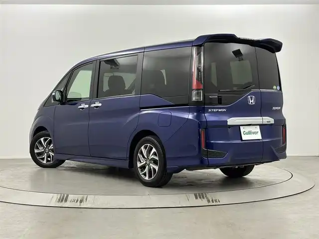 ホンダ ステップワゴン スパーダ 埼玉県 2016(平28)年 5万km コバルトブルーパール 純正メモリナビ（AM/FM/CD/DVD/BT）/フルセグTV/ドライブレコーダー/ETC/追従式クルーズコントロール/レーンキープアシスト/両側パワースライドドア/サンシェード/オートライト/純正フロアマット/純正１６インチアルミホイール