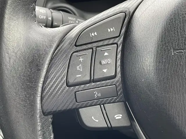 マツダ デミオ XD ブラックレザーリミテッド 島根県 2016(平28)年 7.5万km メテオグレーマイカ スマートシティブレーキ/純正ナビ/CD/DVD/DTV/Bluetooth/USB/バックカメラ/クルーズコントロール/ハーフレザーシート/シートヒーター /HUD/ETC/LEDオートライト/ステアリングスイッチ/スマートキー/スペアキー /プッシュスタート /純正アルミホイール/純正フロアマット/ドアバイザー