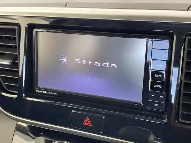 日産 デイズ ルークス ハイウェイスターX 大分県 2017(平29)年 7万km ブラック ストラーダメモリナビ【CN-RE03WD】/　フルセグTV/Bluetooth/CD/DVD/USB/アラウンドビューモニター/両側パワースライドドア/衝突被害軽減ブレーキ/横滑り防止装置/アイドリングストップ/オートマチックハイビーム/LEDヘッドライト/禁煙車