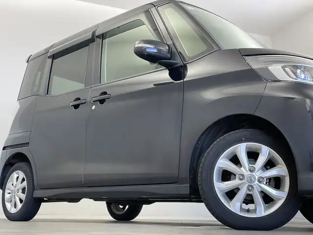 日産 デイズ ルークス ハイウェイスターX 大分県 2017(平29)年 7万km ブラック ストラーダメモリナビ【CN-RE03WD】/　フルセグTV/Bluetooth/CD/DVD/USB/アラウンドビューモニター/両側パワースライドドア/衝突被害軽減ブレーキ/横滑り防止装置/アイドリングストップ/オートマチックハイビーム/LEDヘッドライト/禁煙車