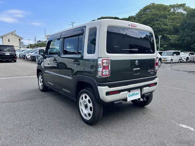 スズキ ハスラー HYBRID G 大阪府 2024(令6)年 0.4万km クールカーキパールメタリック/ソフトベージュメタリック ディスプレイオーディオ　（FH-8500US）/Ｂｌｕｅｔｏｏｔｈ　/バックカメラ　/ＡＵＸ　/レーダークルーズコントロール　/シートヒーター　/パーキングセンサー　/ＬＥＤヘッドライト　/オートライト　/ＥＴＣ　/スマートキー
