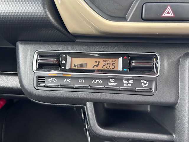 スズキ ハスラー HYBRID G 大阪府 2024(令6)年 0.4万km クールカーキパールメタリック/ソフトベージュメタリック ディスプレイオーディオ　（FH-8500US）/Ｂｌｕｅｔｏｏｔｈ　/バックカメラ　/ＡＵＸ　/レーダークルーズコントロール　/シートヒーター　/パーキングセンサー　/ＬＥＤヘッドライト　/オートライト　/ＥＴＣ　/スマートキー