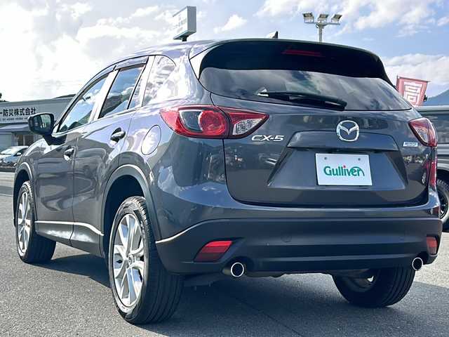 マツダ ＣＸ－５ XD Lパッケージ 山梨県 2013(平25)年 8.7万km メテオグレーマイカ 社外ナビ/　(CD/DVD/iPod/USB/BT)/バックカメラ/クルーズコントロール/HIDオートライト/レザーシート/シートヒーター/パワーシート/純正19インチアルミホイール/スマートキー/ETC