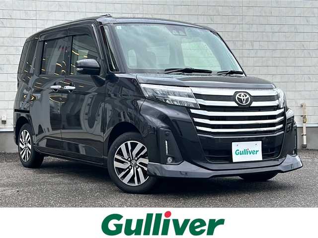 トヨタ ルーミー カスタムG 福島県 2021(令3)年 2万km ブラックマイカメタリック 4WD 寒冷地仕様 ナビ ワンセグTV Bluetooth 両側パワースライドドア クルーズコントロール 前席シートヒーター LEDヘッドライト オートライト フォグランプ レーンキープ バックソナー スマートキー