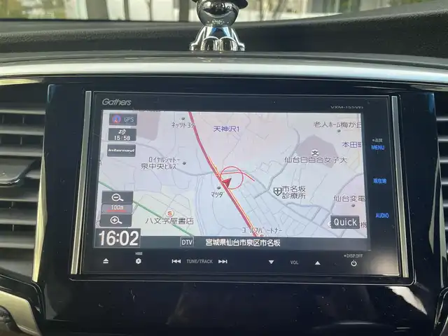 ホンダ オデッセイ G エアロパッケージ 宮城県 2015(平27)年 7.9万km プレミアムディープロッソパール パワースライドドア（両側）/純正ナビ/・フルセグTV/・Bluetooth/・CD/DVD/・ビルドインETC/・バックカメラ/クルーズコントロール/オットマン/LEDヘッドライト/オートライト/リモコンキー/スペアキー/ダブルエアコン