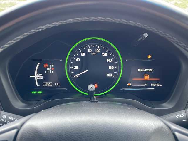 ホンダ ヴェゼル ハイブリッド Z ホンダセンシング 新潟県 2019(平31)年 6.3万km クリスタルブラックパール 4WD/社外SDナビ(AVIC-RZ902)/CD/DVD/BT/フルセグテレビ/ETC/ドライブレコーダー/衝突被害軽減ブレーキ/レーンキープアシスト/レーダークルーズコントロール/半革シート/シートヒーター /ステアリングスイッチ/パドルシフト/スマートキー/プッシュスタート/LEDヘッドライト/オートライト/フォグランプ/純正17インチアルミホイール