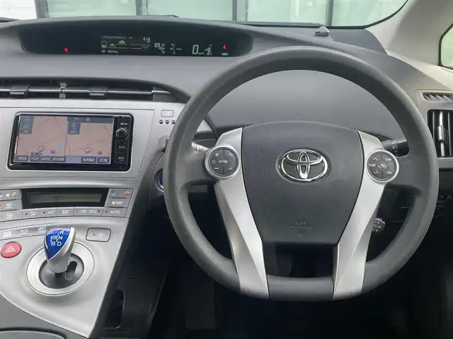 トヨタ プリウス S ツーリングセレクション 香川県 2014(平26)年 9.9万km フロスティーグリーンマイカ ディーラー純正ナビ/　CD DVD BT フルセグTV/バックカメラ/プッシュスタート/スマートキー/クルーズコントロール/LEDヘッドライト/オートライト/フォグランプ/ヘッドライトウォッシャー
