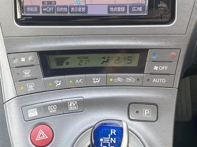 トヨタ プリウス S ツーリングセレクション 香川県 2014(平26)年 9.9万km フロスティーグリーンマイカ ディーラー純正ナビ/　CD DVD BT フルセグTV/バックカメラ/プッシュスタート/スマートキー/クルーズコントロール/LEDヘッドライト/オートライト/フォグランプ/ヘッドライトウォッシャー