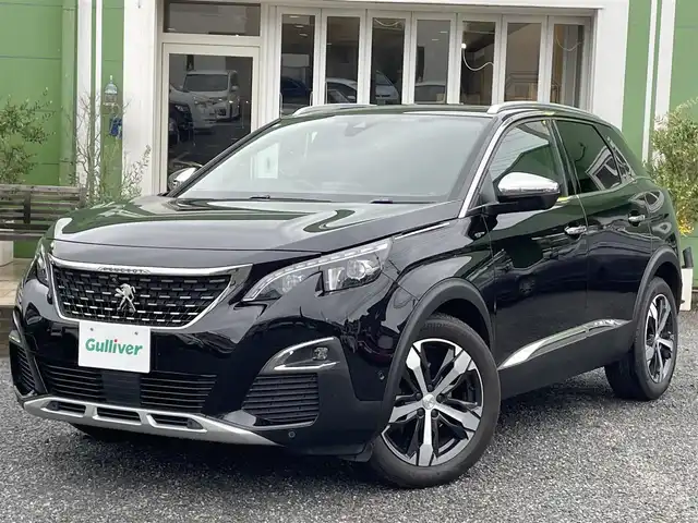 プジョー ３００８ GT ブルー HDi 埼玉県 2018(平30)年 4.7万km 黒 ファーストクラスパッケージ＆ナッパレザーシート/・パノミックサンルーフ/・運転席メモリー付パワーシート/・フロントシートヒーター/・パークアシスト/パワーバックドア/クリアランスソナー/LEDヘッドライト/純正18インチAW/アクティブクルーズコントロール/衝突軽減ブレーキ/レーンアシスト/プッシュスタート/スマートキー/保証書付整備手帳/取扱説明書