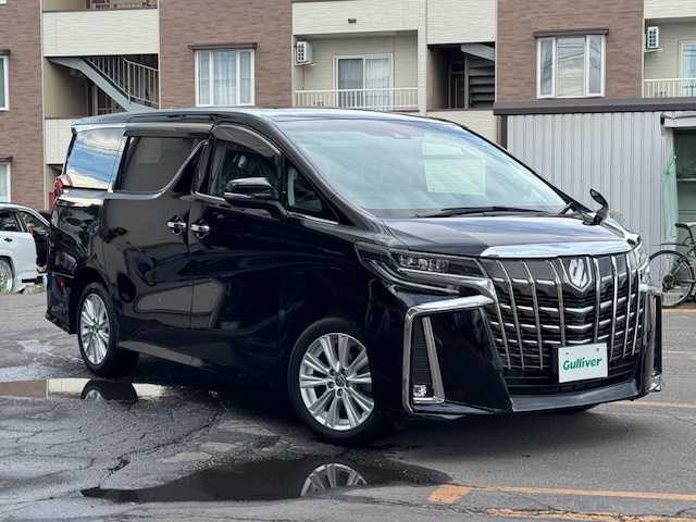 トヨタ アルファード S 道東・釧路十勝 2020(令2)年 2.2万km ブラック ４WD/寒冷地仕様/Tコネクトナビ/CD/DVD/BT/Miracast/バックカメラ/純正12.1インチフリップダウンモニター/片側パワースライドドア/バックカメラ/社外ETC/デアイサー /革巻きステアリング/純正マット/ドアバイザー