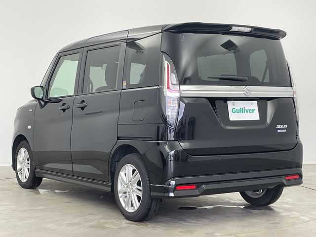 スズキ ソリオ HV MX 新潟県 2024(令6)年 1.4万km スーパーブラックパール 社外メモリナビ/（BT/FM/AM/フルセグTV）/バックカメラ/ステアリングスイッチ/シートヒーター/左側パワースライドドア/ヘッドライトレベライザー/サンシェード/電格ミラー/ETC