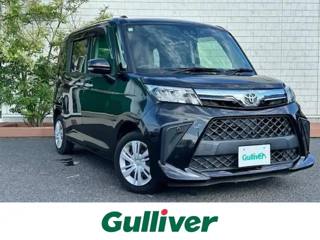トヨタ ルーミー G－T 茨城県 2021(令3)年 4.4万km ブラックマイカメタリック 純正ナビ/-BT/AM/FM/CD/TV　/前後ドライブレコーダー　/全方位カメラ　/バックカメラ　/衝突軽減システム　/コーナーセンサー前後　/ＬＥＤヘッドライト　/両側パワースライドドア　/純正フロアマット /オートライト /スペアキー/ISOFIX/保証書