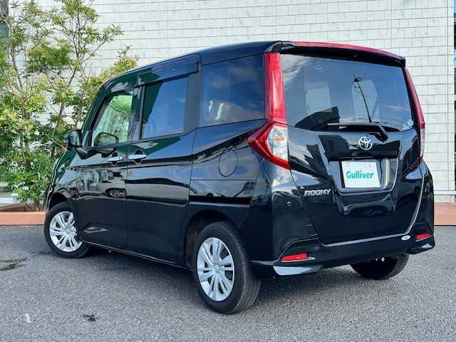 トヨタ ルーミー G－T 茨城県 2021(令3)年 4.4万km ブラックマイカメタリック 純正ナビ/-BT/AM/FM/CD/TV　/前後ドライブレコーダー　/全方位カメラ　/バックカメラ　/衝突軽減システム　/コーナーセンサー前後　/ＬＥＤヘッドライト　/両側パワースライドドア　/純正フロアマット /オートライト /スペアキー/ISOFIX/保証書