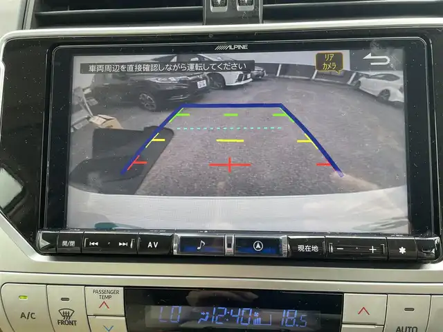トヨタ ランドクルーザー プラド TX 福島県 2022(令4)年 2.8万km ホワイトパールクリスタルシャイン ワンオーナー/４WD/社外ナビ（アルパイン）/　　　（CD，DVD，FM，AM，BT，TV，HDMI）/デジタルインナーミラー/社外マフラー（M，zSPEED）/社外サスペンション（JAOS）/社外20インチホイール（M，zSPEED）/Bカメラ/クルコン追尾あり/レーンキープアシスト/横滑り防止/オートライト/オートハイビム/ETC/カーテンエアバッグ