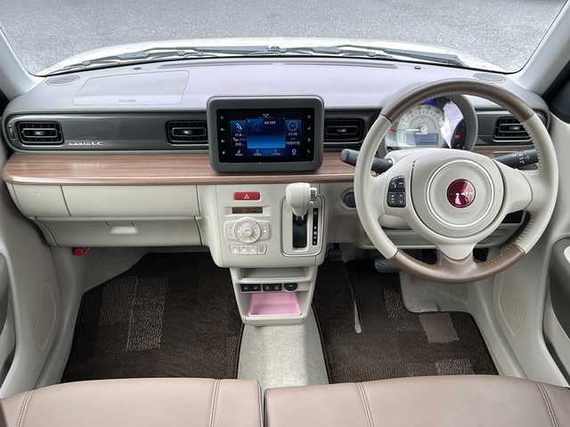 スズキ ラパン ＬＣ X 埼玉県 2024(令6)年 0.4万km トラッドカーキメタリック/アーバンブラウン 2トーン ワンオーナー/スズキセーフティサポート/ ・デュアルセンサーブレーキサポート/ ・誤発進抑制機能/ ・車線逸脱警報機能/ ・先行車発進お知らせ機能/ ・標識認識機能/ディスプレイオーディオ/(AM/FM/USB/BT)/バックカメラ/ビルトインETC/社外ドライブレコーダー前後(DRVM524S)/LEDヘッドライト/前席シートヒーター/純正フロアマット/ドアバイザー/保証書/取扱説明書