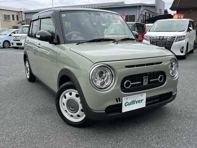 スズキ ラパン ＬＣ X 埼玉県 2024(令6)年 0.4万km トラッドカーキメタリック/アーバンブラウン 2トーン ワンオーナー/スズキセーフティサポート/ ・デュアルセンサーブレーキサポート/ ・誤発進抑制機能/ ・車線逸脱警報機能/ ・先行車発進お知らせ機能/ ・標識認識機能/ディスプレイオーディオ/(AM/FM/USB/BT)/バックカメラ/ビルトインETC/社外ドライブレコーダー前後(DRVM524S)/LEDヘッドライト/前席シートヒーター/純正フロアマット/ドアバイザー/保証書/取扱説明書