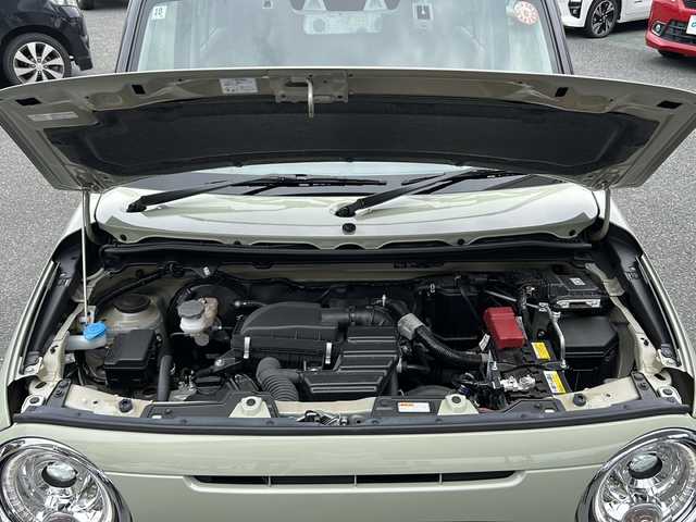 スズキ ラパン ＬＣ X 埼玉県 2024(令6)年 0.4万km トラッドカーキメタリック/アーバンブラウン 2トーン ワンオーナー/スズキセーフティサポート/ ・デュアルセンサーブレーキサポート/ ・誤発進抑制機能/ ・車線逸脱警報機能/ ・先行車発進お知らせ機能/ ・標識認識機能/ディスプレイオーディオ/(AM/FM/USB/BT)/バックカメラ/ビルトインETC/社外ドライブレコーダー前後(DRVM524S)/LEDヘッドライト/前席シートヒーター/純正フロアマット/ドアバイザー/保証書/取扱説明書