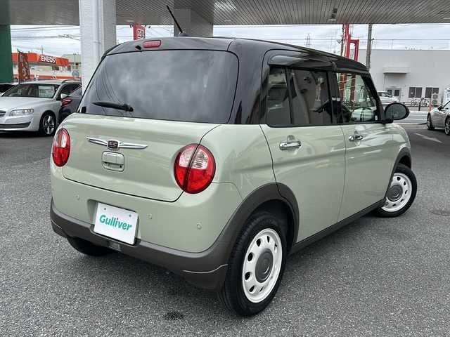 スズキ ラパン ＬＣ X 埼玉県 2024(令6)年 0.4万km トラッドカーキメタリック/アーバンブラウン 2トーン ワンオーナー/スズキセーフティサポート/ ・デュアルセンサーブレーキサポート/ ・誤発進抑制機能/ ・車線逸脱警報機能/ ・先行車発進お知らせ機能/ ・標識認識機能/ディスプレイオーディオ/(AM/FM/USB/BT)/バックカメラ/ビルトインETC/社外ドライブレコーダー前後(DRVM524S)/LEDヘッドライト/前席シートヒーター/純正フロアマット/ドアバイザー/保証書/取扱説明書